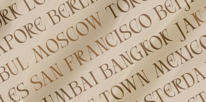 Nexus Stroke Font Poster 12