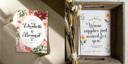 Rasdelia Swashed Font Poster 4