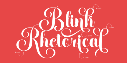 Rasdelia Swashed Font Poster 8