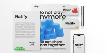 GC Natify Font Poster 9