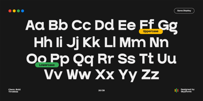 GC Natify Font Poster 4