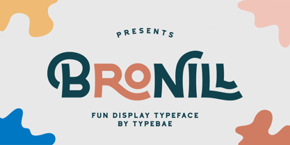 Bronill Font Poster 1