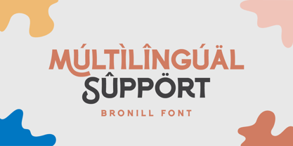 Bronill Font Poster 12