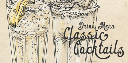 Alligony Font Poster 5