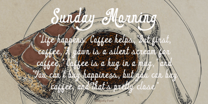 Alligony Font Poster 2