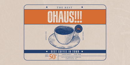 Ohaus Font Poster 7