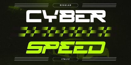 Hyper Sport Font Poster 8
