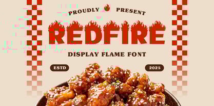 Redfire Font Poster 1