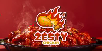 Redfire Font Poster 3