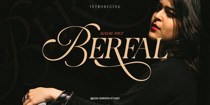 Berfal Font Poster 1