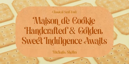 Michaila Shefira Font Poster 4
