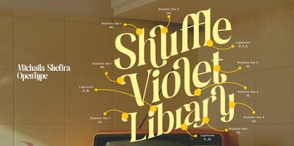 Michaila Shefira Font Poster 5