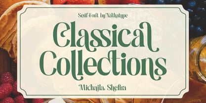 Michaila Shefira Font Poster 2