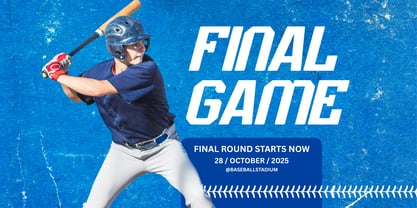 Retro Sport Font Poster 2