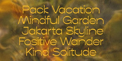 KLG Kaligra Font Poster 12