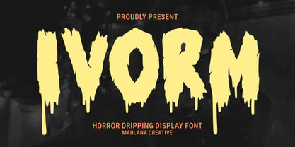 MC Ivorm Font Poster 1