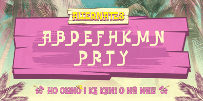 Ricopalm Font Poster 8