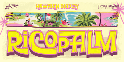 Ricopalm Font Poster 1