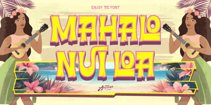 Ricopalm Font Poster 12