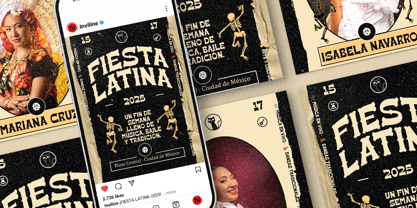 Sonarise la Fiesta Font Poster 10