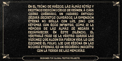 Sonarise la Fiesta Font Poster 12