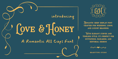 Love And Honey Font Poster 1