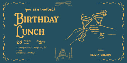 Love And Honey Font Poster 3