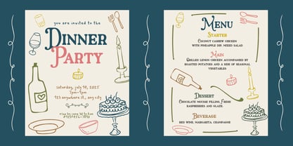 Love And Honey Font Poster 4