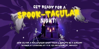 Lazy Mummy Font Poster 4