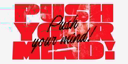 Redrun Font Poster 2