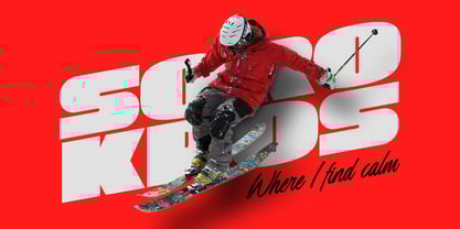 Redrun Font Poster 3