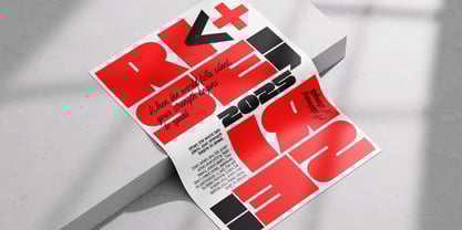 Redrun Font Poster 4