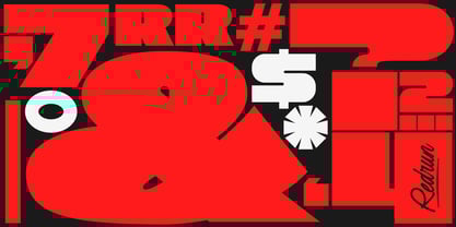 Redrun Font Poster 5