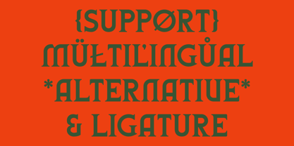 Mishca Font Poster 11