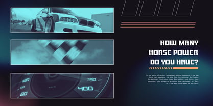Sport Pulse Font Poster 3