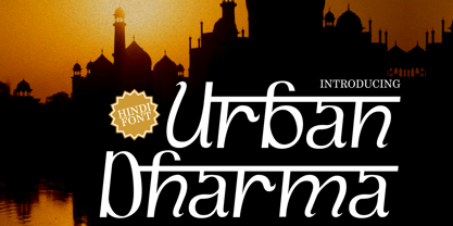 Urban Dharma Font Poster 1