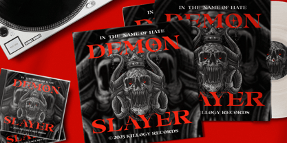 Landmine Font Poster 3