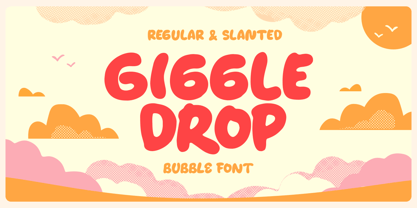 Giggle Drop Font Poster 1