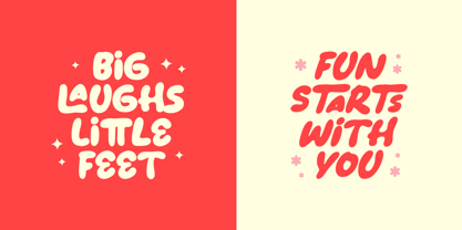 Giggle Drop Font Poster 3