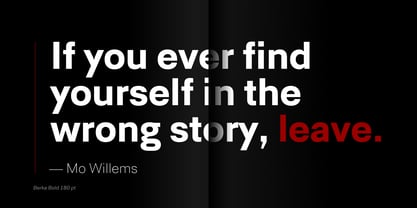 Berka Font Poster 13