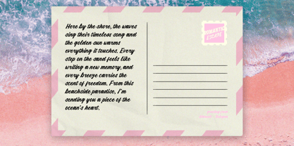 Smoothy Cappucinna Font Poster 9