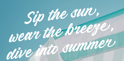 Smoothy Cappucinna Font Poster 7