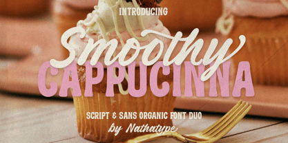 Smoothy Cappucinna Font Poster 1