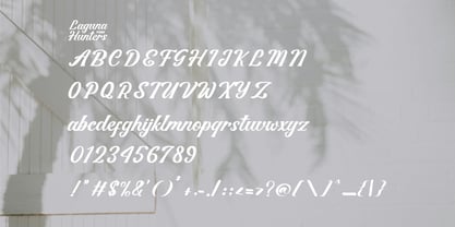 Laguna Hunters Font Poster 7