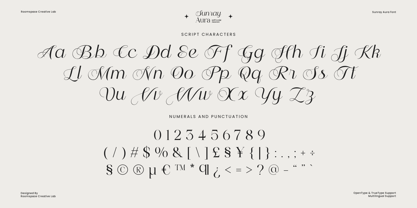 Sunray Aura Font Poster 13