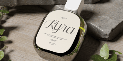 Sunray Aura Font Poster 2