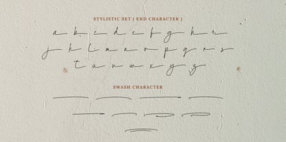 Golden Storyline Font Poster 9