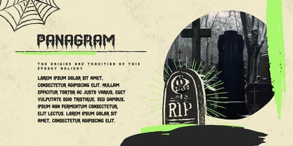 Barth Gone Font Poster 3