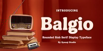 Balgio Font Poster 1