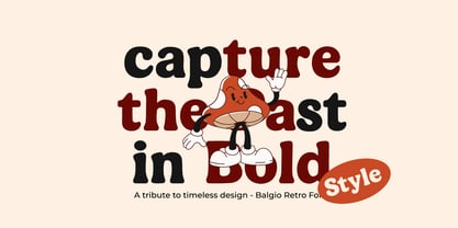 Balgio Font Poster 6